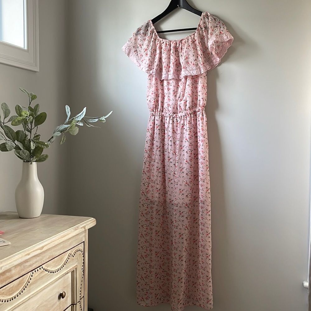 BONGO pink floral dress! Super sweet. Size Small‎